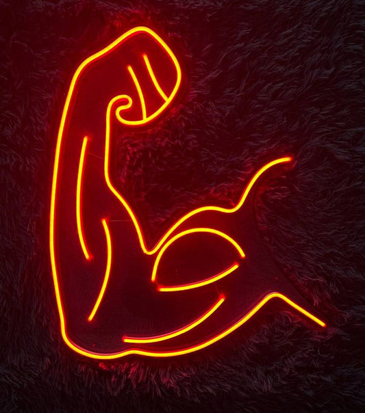 BICEP NEON SIGN