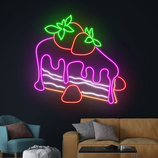 CAKE DESSERT NEON SIGN