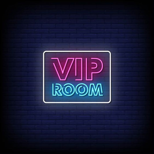 VIP ROOM NEON SIGN